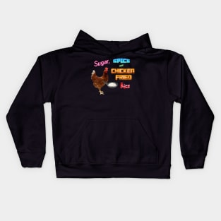 Sugar, Spice, and Chicken Fried Rice Meme Kids Hoodie